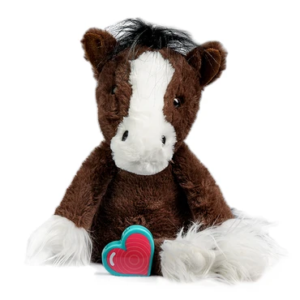 Vintage Dark Bay Clydesdale